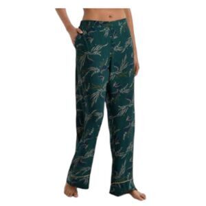 Hanro Celia Pants 76958 Kelp Garden Print Medium NWT